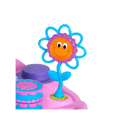 Evenflo ExerSaucer Sweet Tea Baby Bouncer Bouncing Activity Center, Pink (Used)