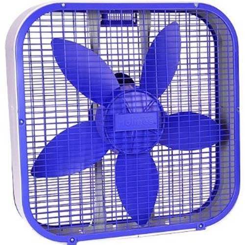 Holmes HABF20 20 Inch 3 Speed Durable Air Circulator Metal Box Fan - Blue