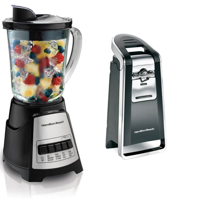 Hamilton Beach Power Elite Multi-Function Blender with Smooth Touch Can Opener