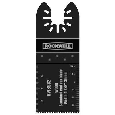 8 Rockwell RW8932 1-3/8-Inch Sonicrafter Standard Wood End Blade Universal Fity