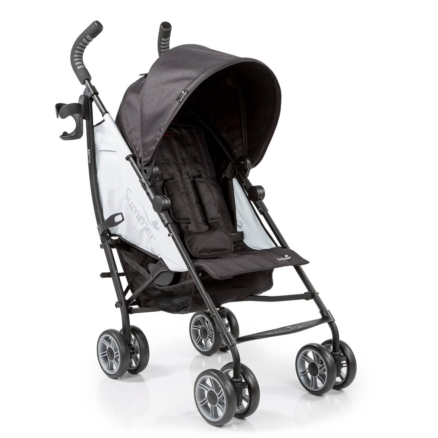 Summer Infant 3D Flip Convenince Folding Stroller, Double Take - Lightly Used
