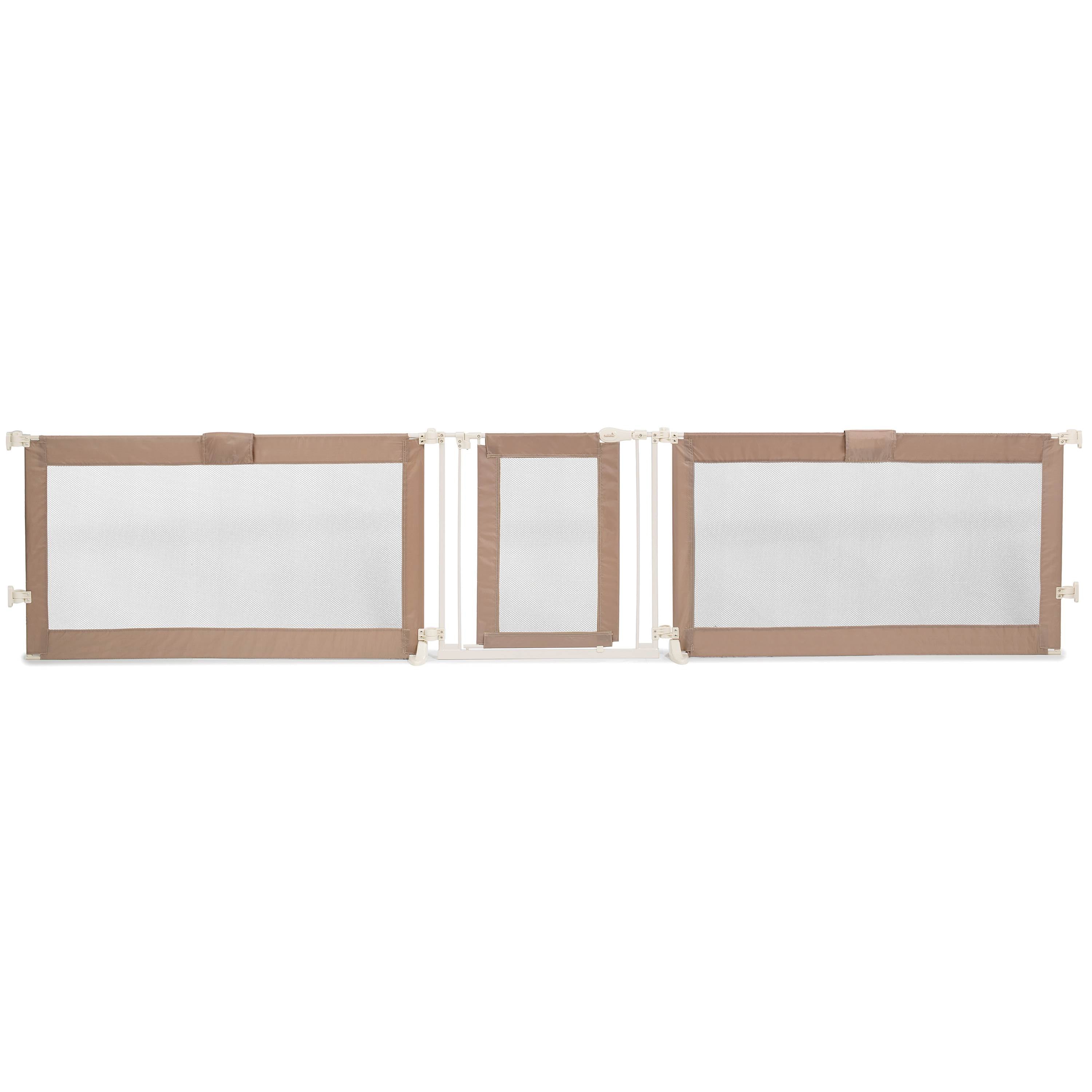 Summer Infant Custom Fit Walk-Thru Extra Wide 141" Baby/Pet Gate - Open Box