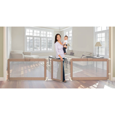 Summer Infant Custom Fit Walk-Thru Extra Wide 141" Baby/Pet Gate - Open Box