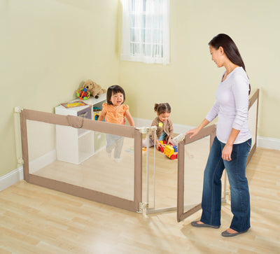 Summer Infant Custom Fit Walk-Thru Extra Wide 141" Baby/Pet Gate - Open Box