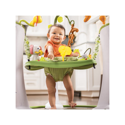 Evenflo ExerSaucer Jump and Learn Safari Friends Jumping Activity Baby Jumper - VMInnovations