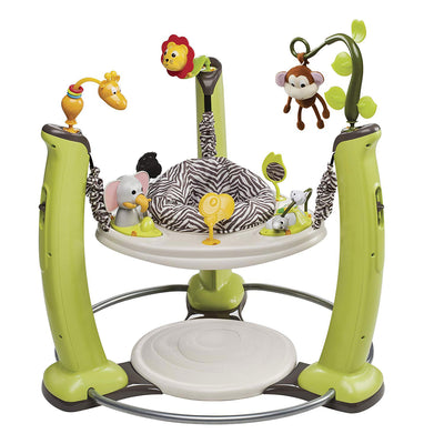 Evenflo 61731198 ExerSaucer Jump & Learn Jungle Quest Stationary Jumper (Used)