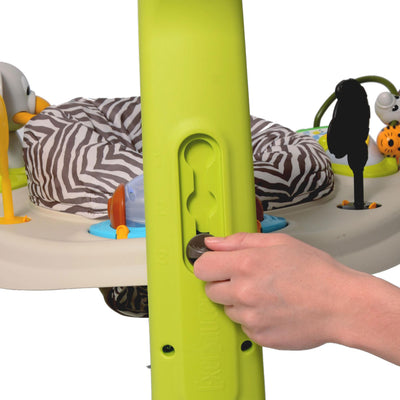 Evenflo 61731198 ExerSaucer Jump & Learn Jungle Quest Stationary Baby Jumper - VMInnovations
