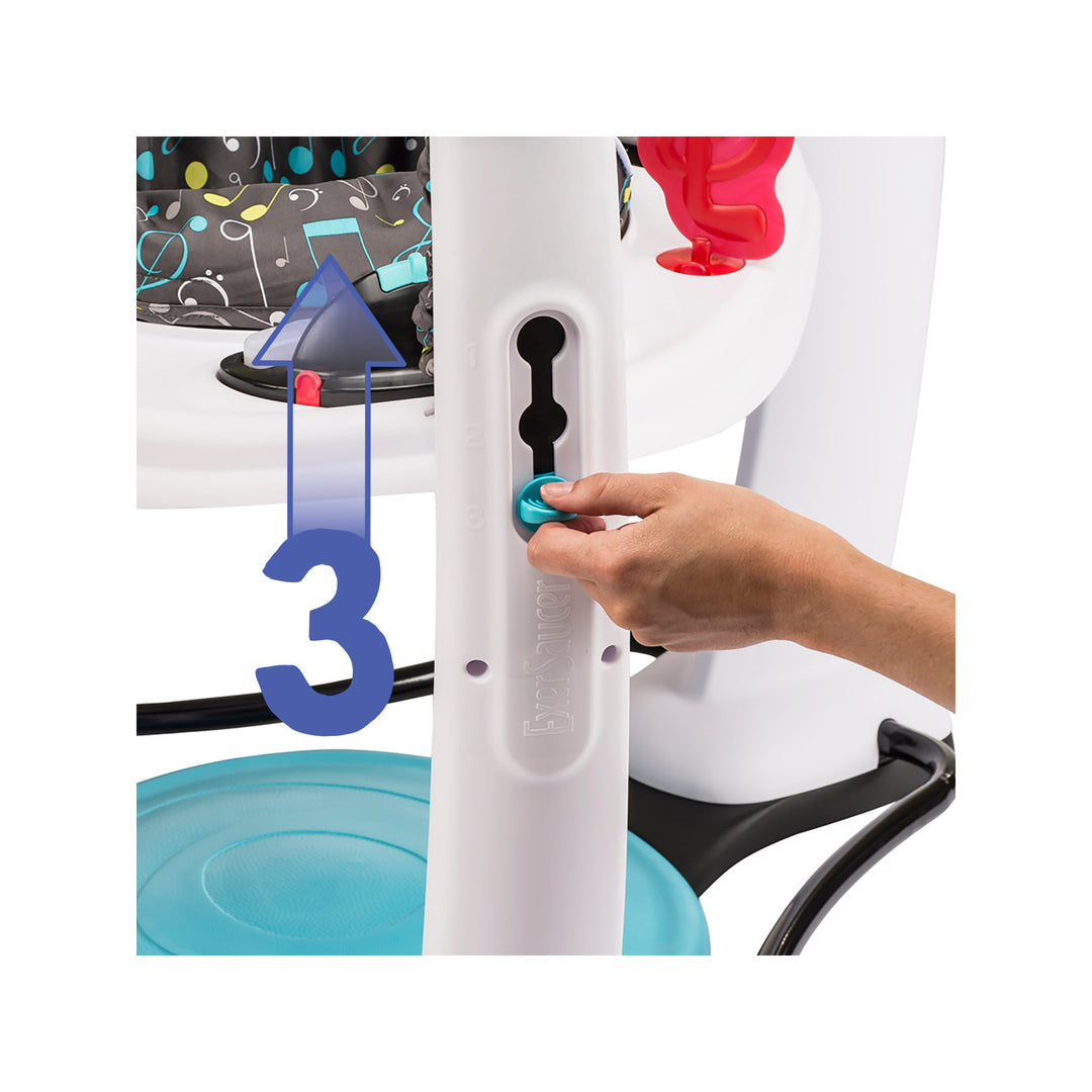 Evenflo ExerSaucer Jump and Learn Jam Session Activity Station Jumper for Babies - VMInnovations
