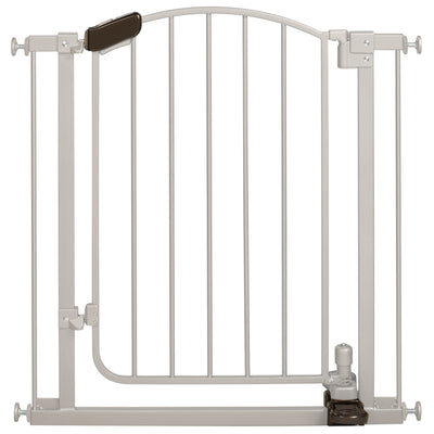 Summer Infant Step to Open Baby/Pet Metal Pressure Mount Gate, Silver (Open Box)