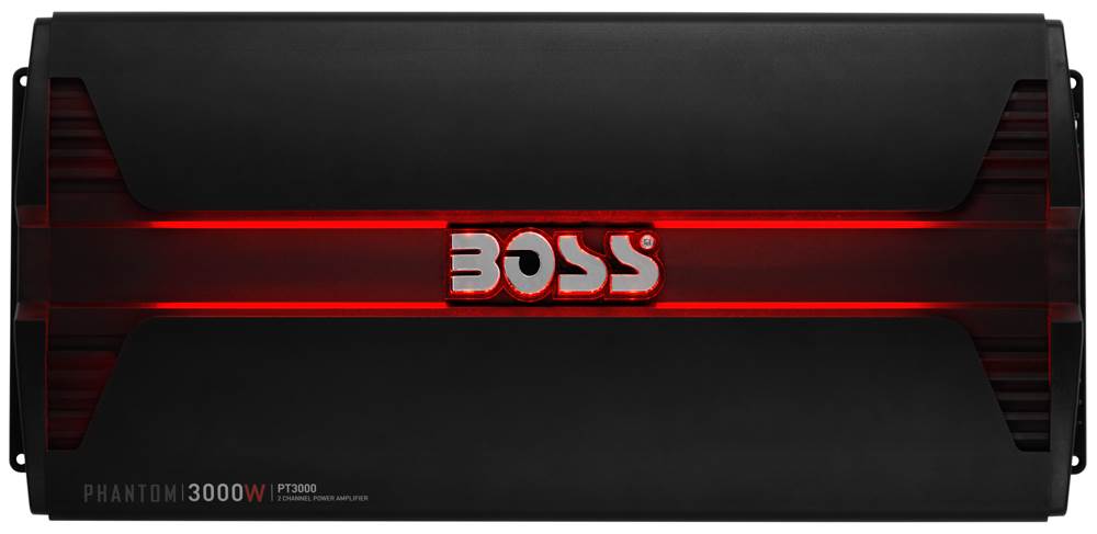Boss Audio PT3000 3000W 2 Channel Car Audio Amplifier Power LED Amp+Remote - VMInnovations
