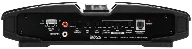 Boss Audio PT3000 3000W 2 Channel Car Audio Amplifier Power LED Amp+Remote