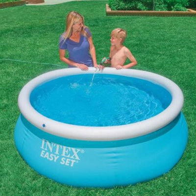 Intex Easy Set 6' x 20" Inflatable Outdoor Swimming Pool w/ 330 GPH Filter Pump - VMInnovations