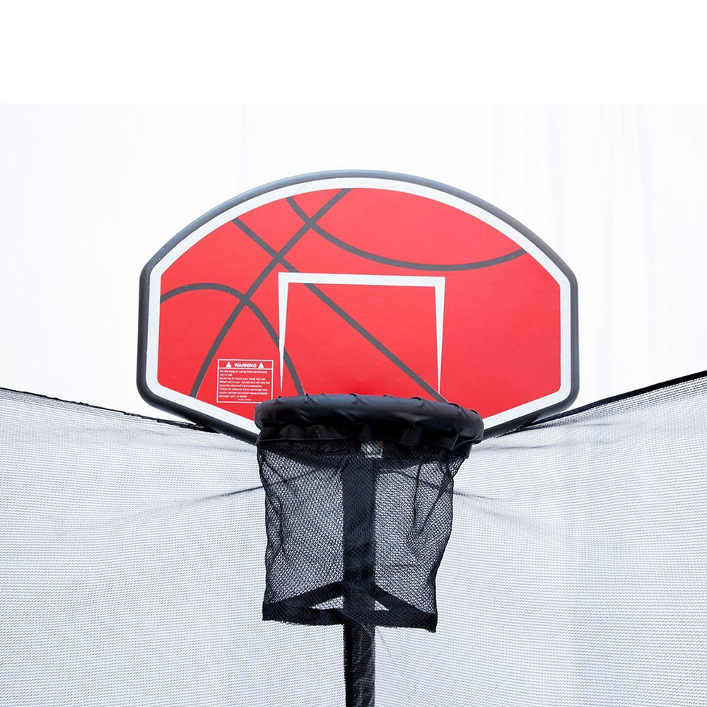 ExacMe Trampoline Basketball Hoop Game Play Sport with U-Bolt Attachment, Orange