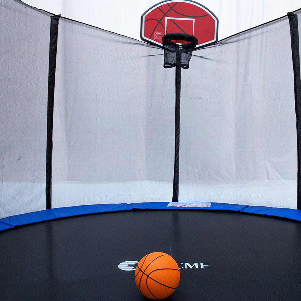 ExacMe Trampoline Basketball Hoop Game Play Sport with U-Bolt Attachment, Orange