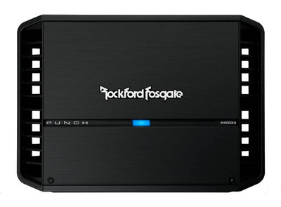 Rockford Fosgate P400X4 400W RMS 4-Channel Amp Class AB Amplifier (Open Box)