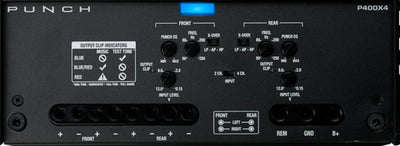 Rockford Fosgate P400X4 400W RMS 4-Channel Amp Class AB Amplifier (Open Box)