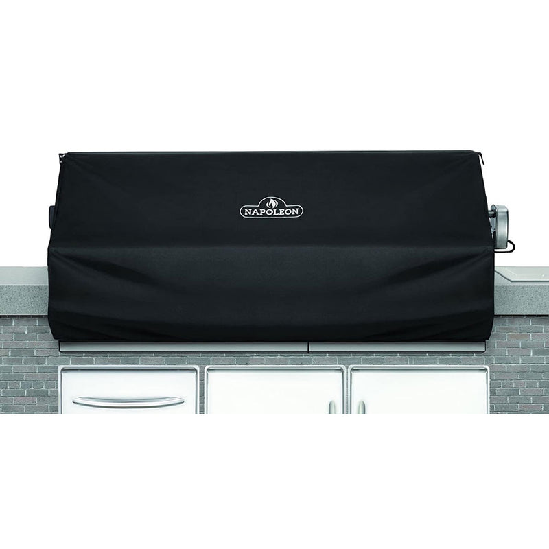 Napoleon 61826 PRO 825 Vented All Weather Waterproof Built In Grill Cover, Black