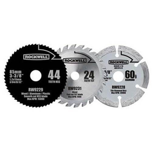 Rockwell RK3440K 4.0 Amp 120 Volt VersaCut Mini-Circular Saw Laser Kit + RW9232K