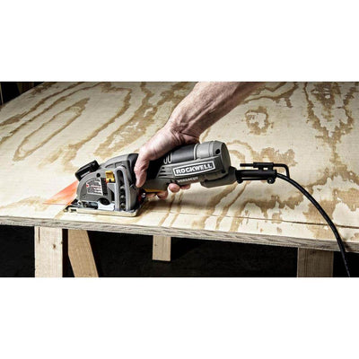 Rockwell RK3440K 4.0 Amp 120 Volt VersaCut Mini-Circular Saw Laser Kit + RW9232K