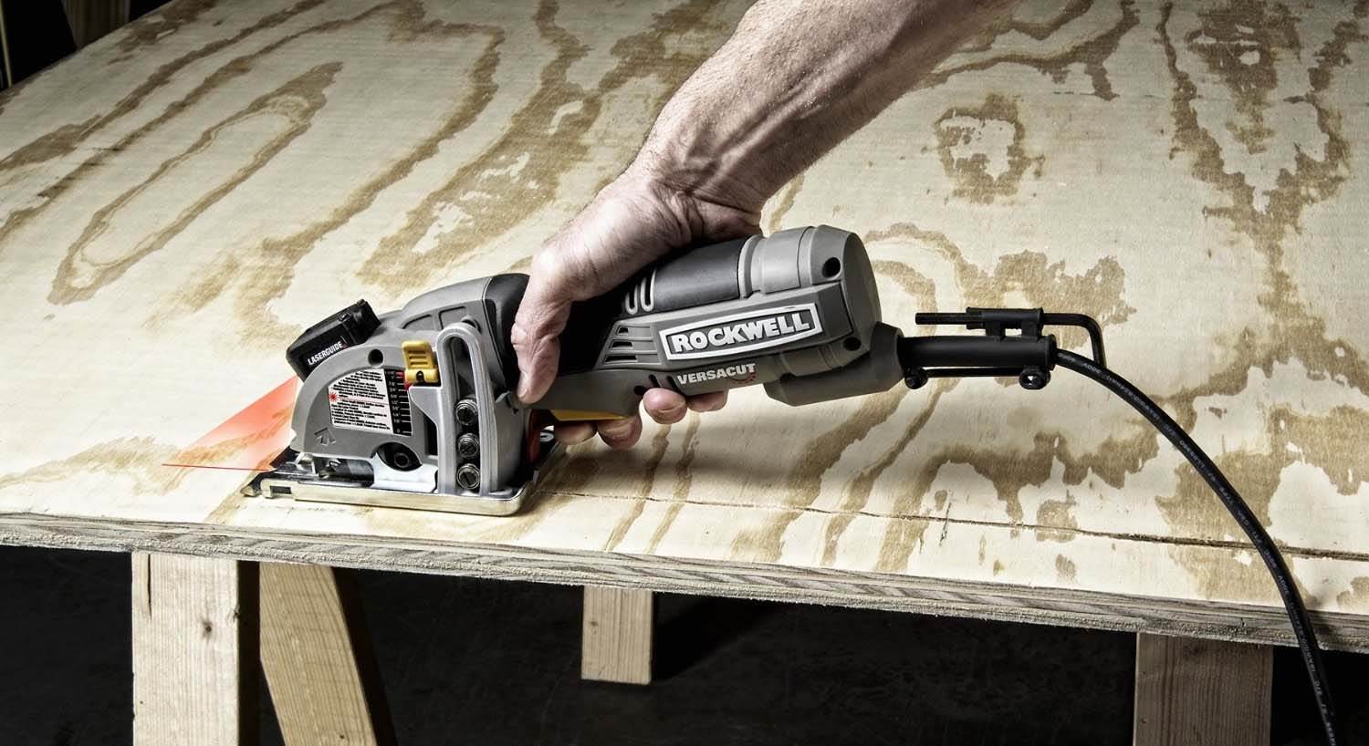 Rockwell RK3440K 4.0 Amp 120 Volt VersaCut Mini-Circular Saw Laser Kit + RW9232K