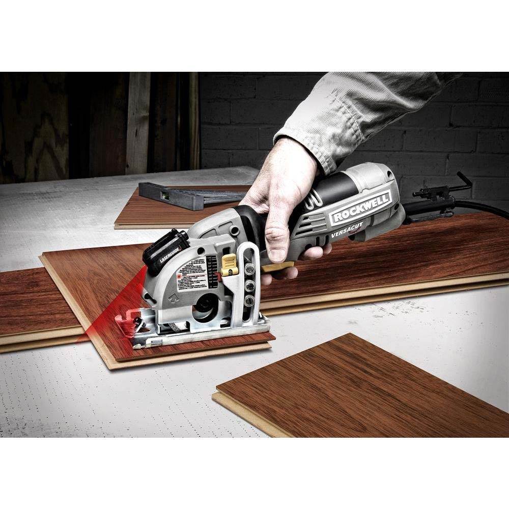 Rockwell RK3440K 4.0 Amp 120 Volt VersaCut Mini-Circular Saw Laser Kit + RW9232K