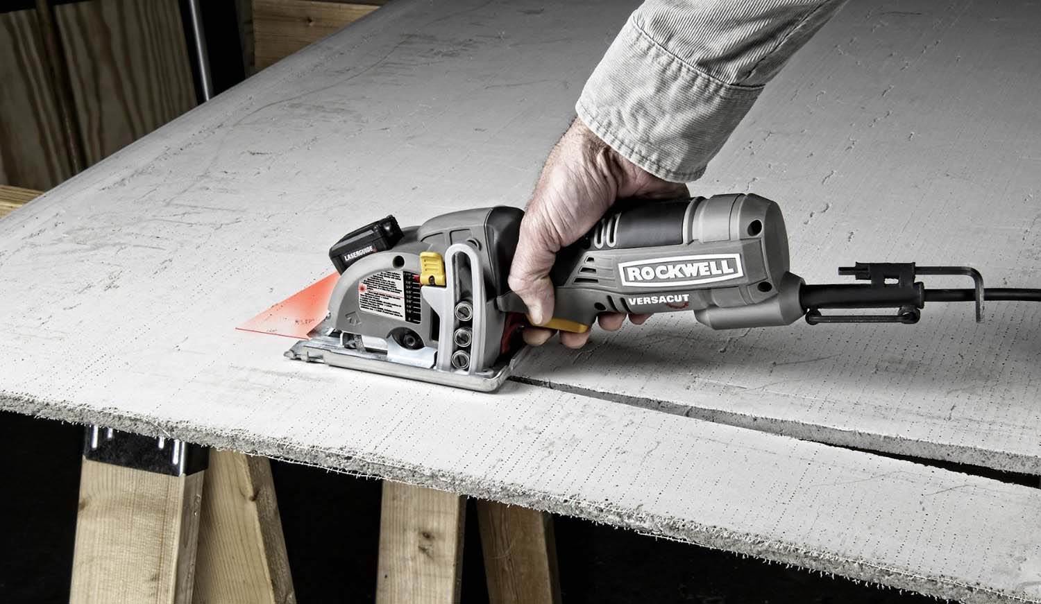 Rockwell RK3440K 4.0 Amp 120 Volt VersaCut Mini-Circular Saw Laser Kit + RW9232K
