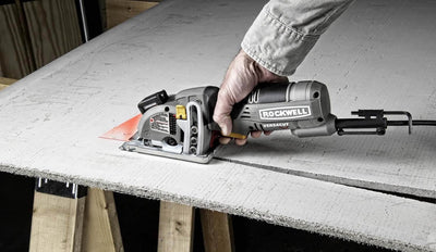 Rockwell RK3440K 4.0 Amp 120 Volt VersaCut Mini-Circular Saw Laser Kit + RW9232K