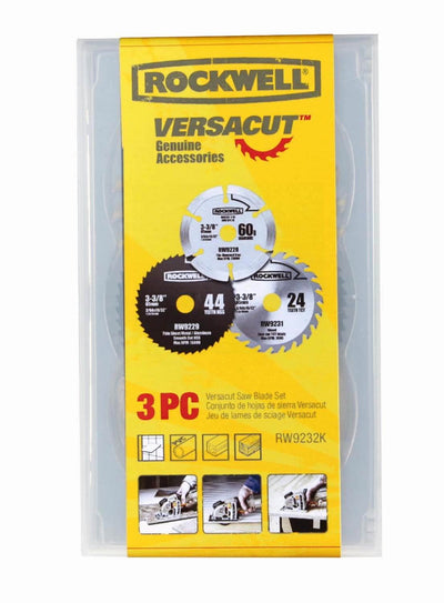 Rockwell RK3440K 4.0 Amp 120 Volt VersaCut Mini-Circular Saw Laser Kit + RW9232K