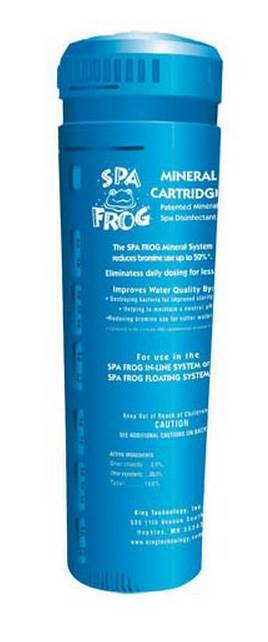 4) Pool Frog 01143812 Spa Tub Replacement Floating Mineral Sanitizer Cartridges