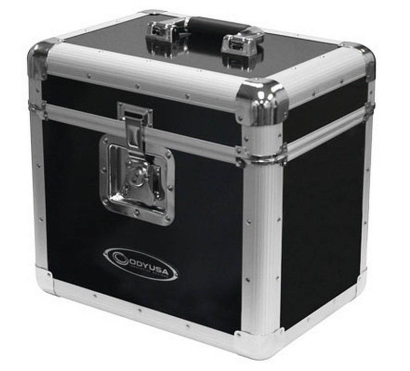 Odyssey KROM Series Record Utility Case for 70 12" Vinyl Records & LPs, Black