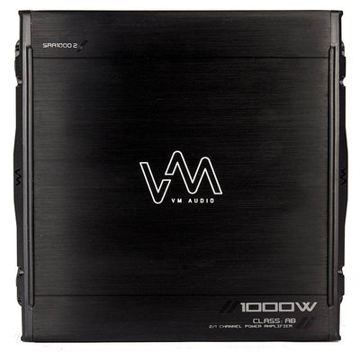 Pyramid PP12 Dual 12" 300W Subs Car Subwoofers + 2 Channel Amplifier + Wiring