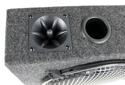 Pyramid PP12 Dual 12" 300W Subs Car Subwoofers + Monoblock R1100M Amp + Wiring