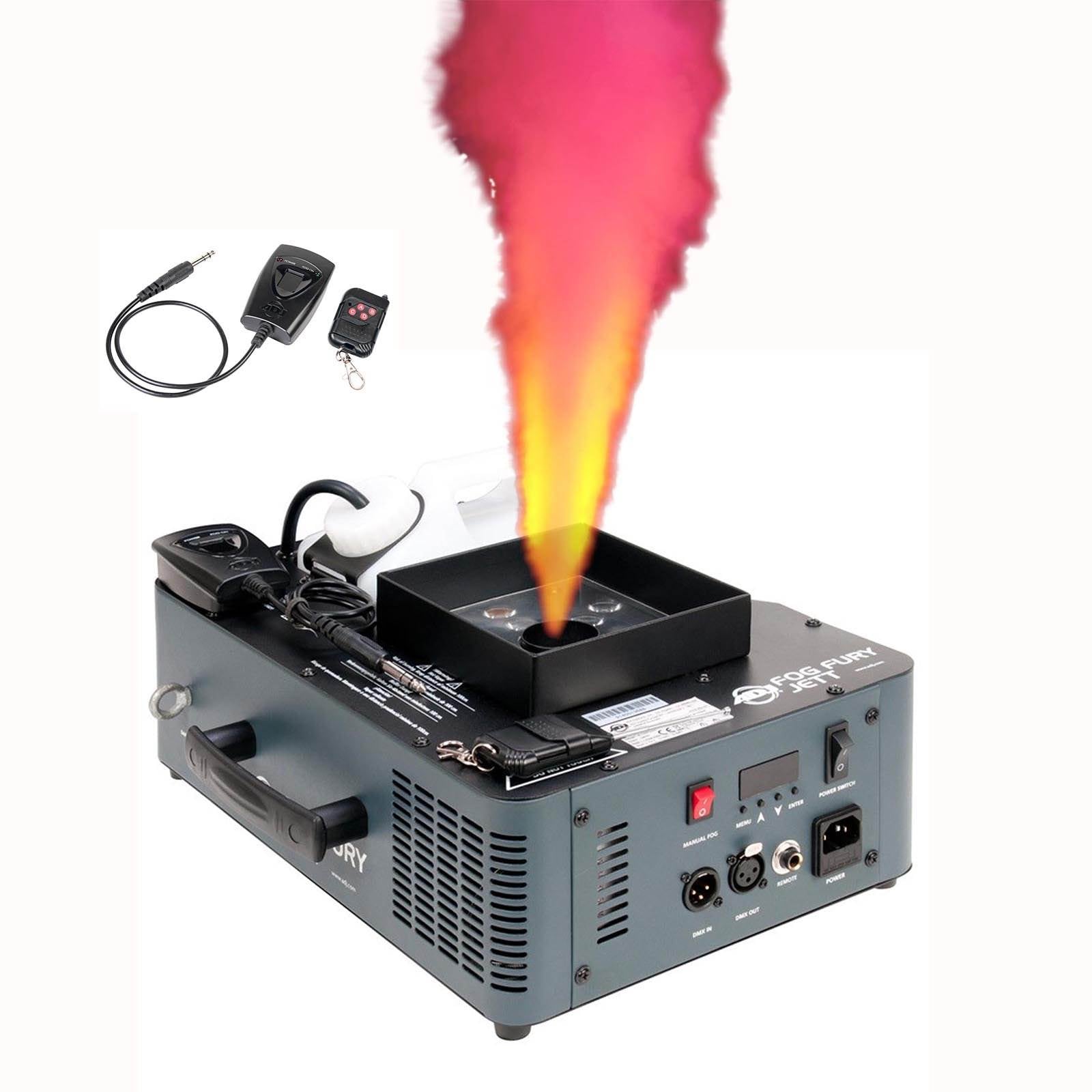 ADJ Fog Fury Jett Fog Smoke Machine & LED Lights w/ Wireless Remote (Open Box) - VMInnovations