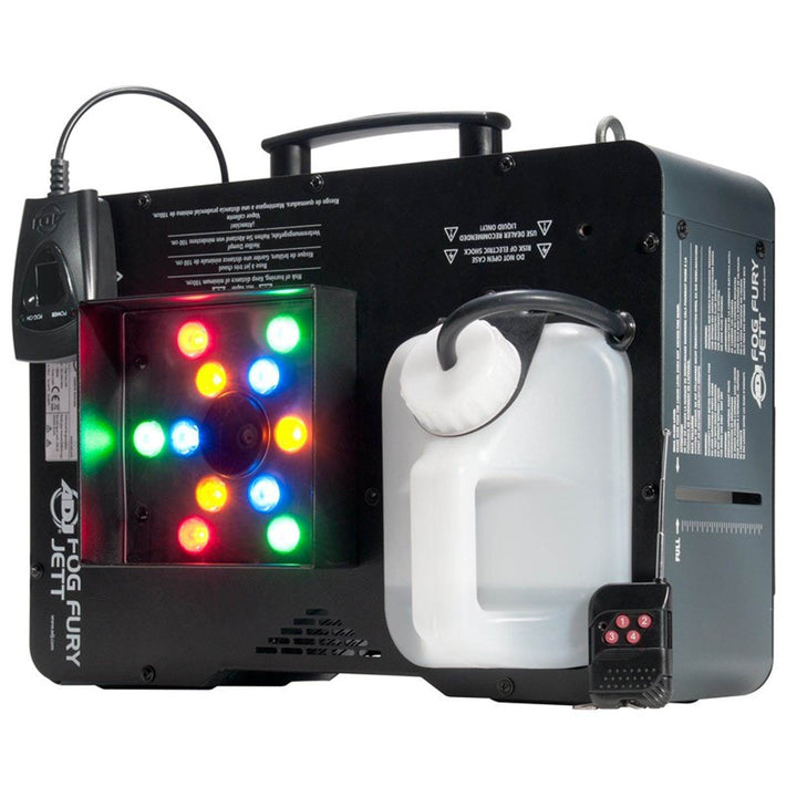 ADJ Fog Fury Jett Fog Smoke Machine & LED Lights w/ Wireless Remote