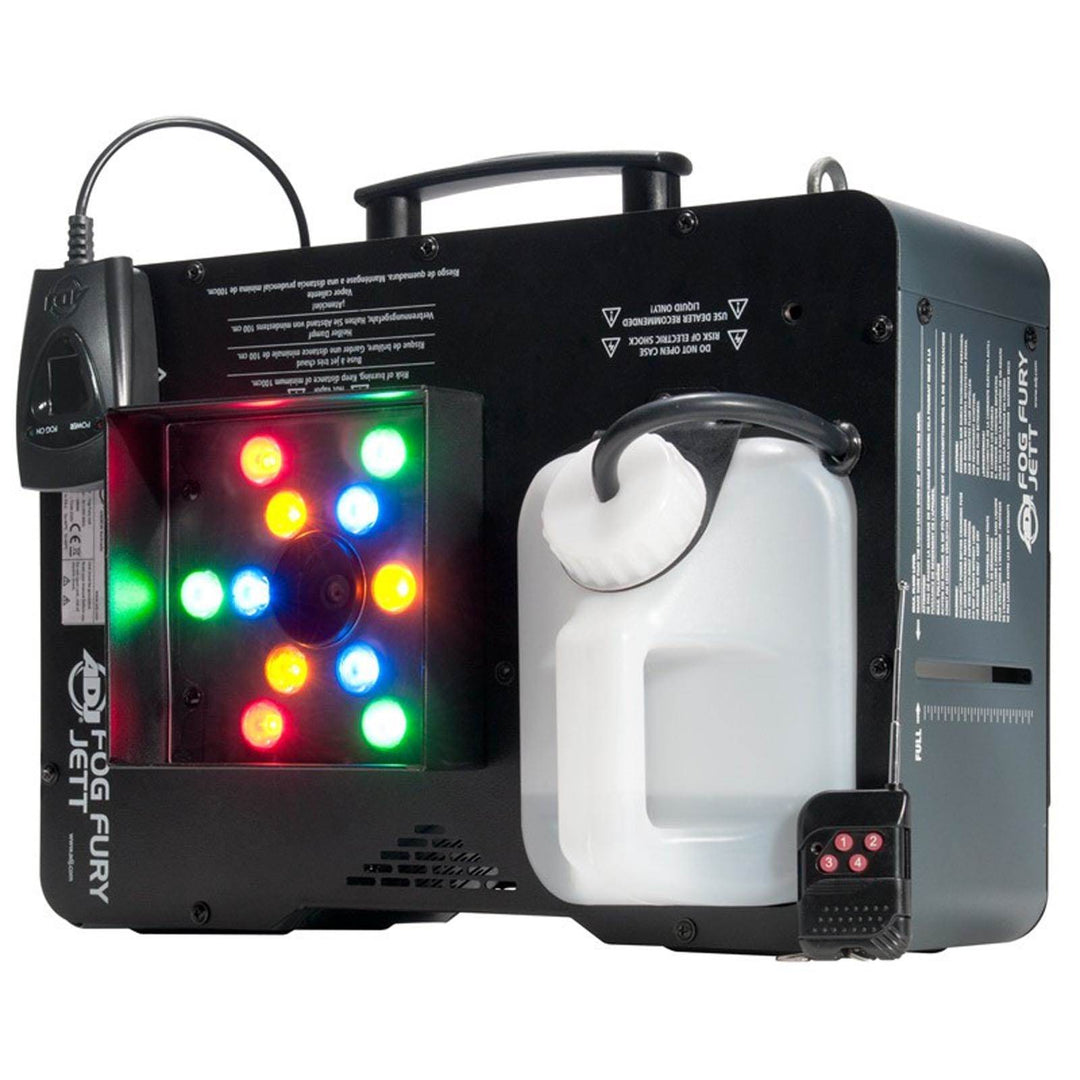 ADJ Fog Fury Jett Fog Smoke Machine & LED Lights w/ Wireless Remote (Open Box) - VMInnovations