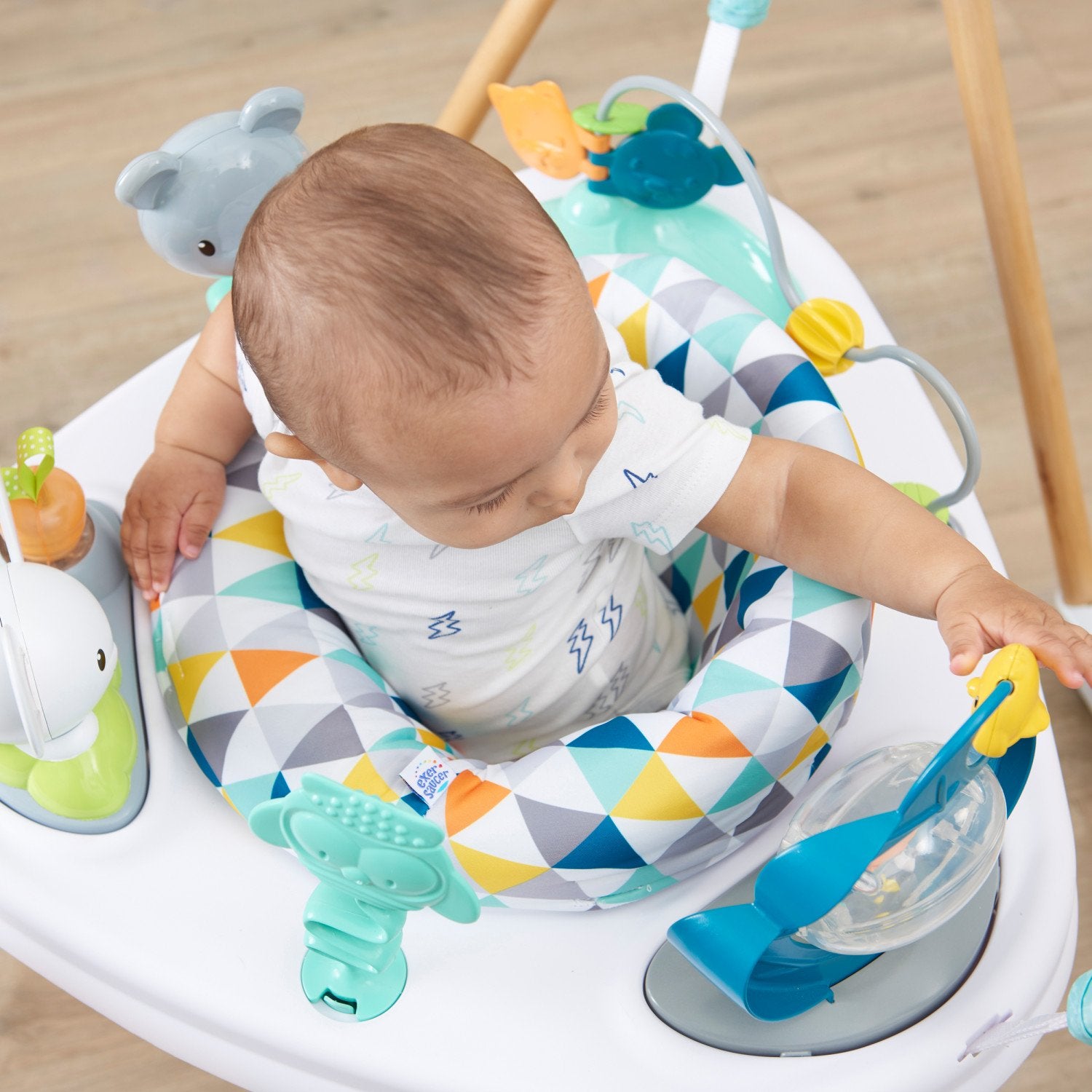 Evenflo 61912186 Exersaucer Woodland Wonder Baby Play Activity Center Jumper - VMInnovations