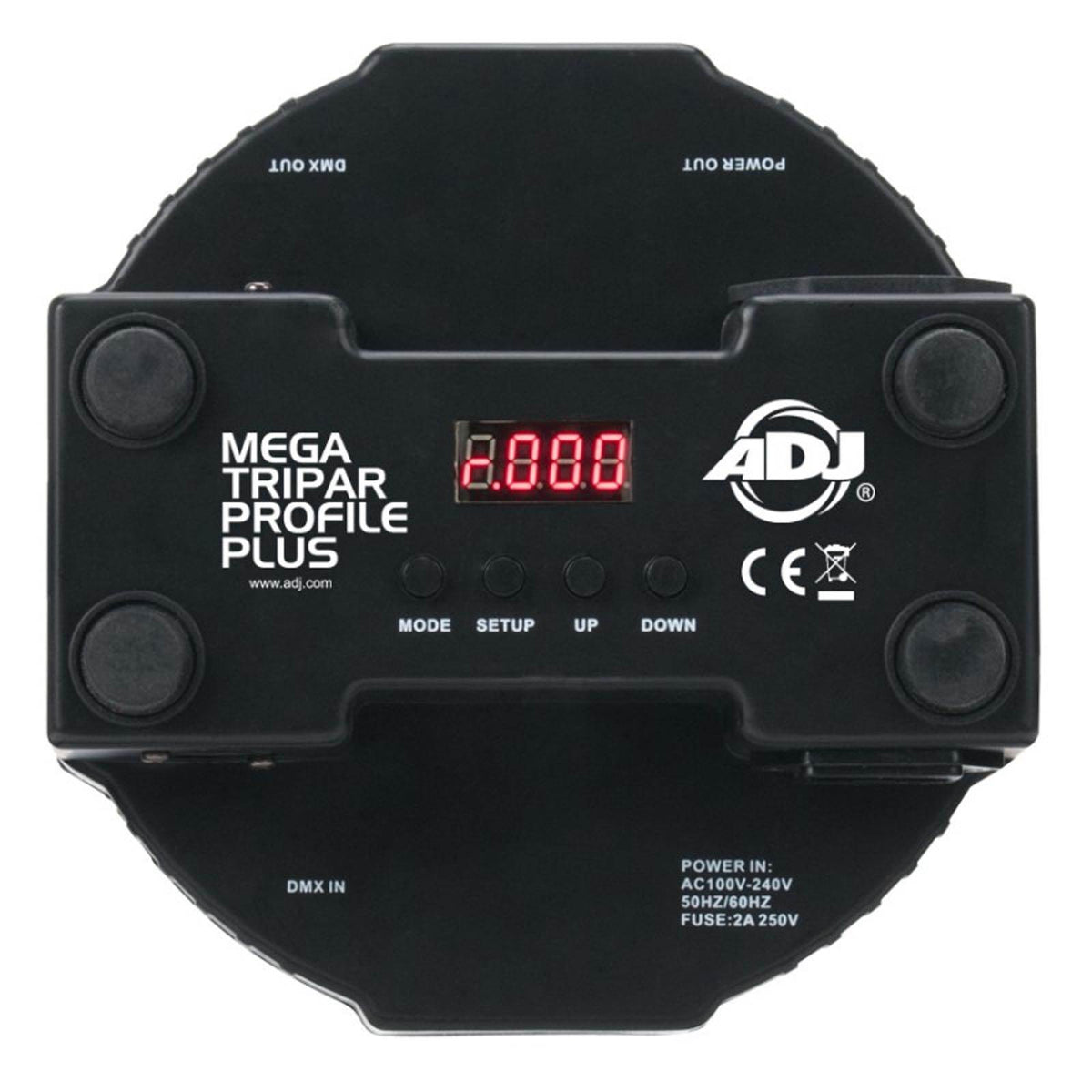 American DJ Mega Tripar RGB UV Quad LED DMX Slim Par Light Effect (Used)