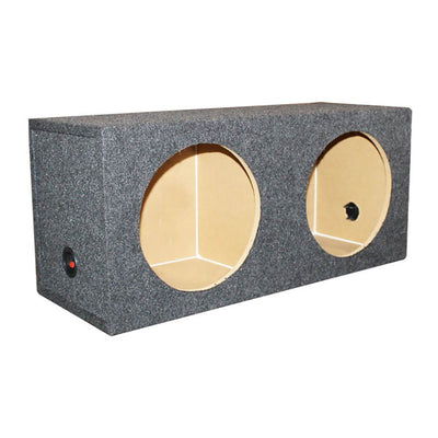 Kicker 600 Watt 12" Subwoofers (Pair) + Sealed Box Enclosure + Amp + Wiring Kit