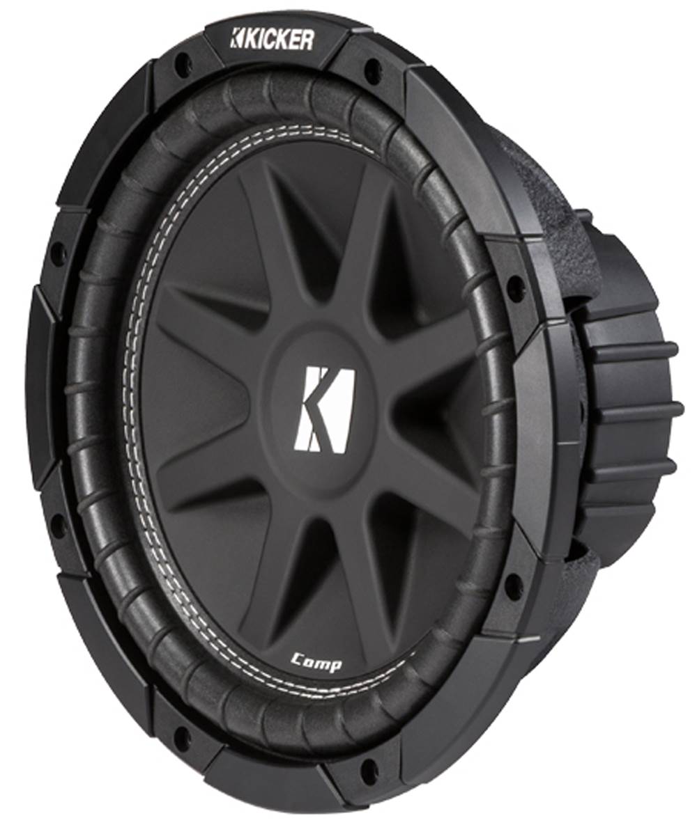 2) Kicker 43C124 600 Watt 12" Subwoofers, Ported Box Enclosure, Amp, and Wiring