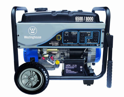 Westinghouse WH6500E Portable Electric Start Gas Generator 6500 Watts - Damaged