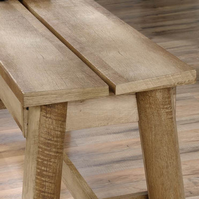 Sauder Woodworking Boone Mountain Mud Room Home Log Bench Craftsman (Open Box)