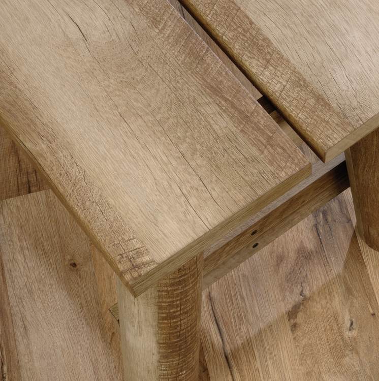 Sauder Woodworking Boone Mountain Mud Room Home Log Bench Craftsman (Open Box)