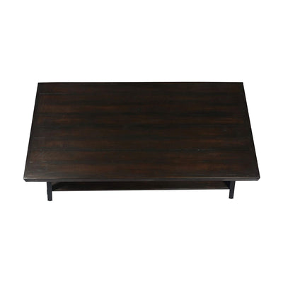 Emerald Home Chandler 48 Inch Rustic Open Storage Coffee Table (Used)