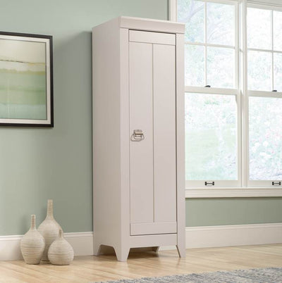 Sauder Furniture Adept Storage Narrow Cabinet in Cobblestone Finish - Open Box