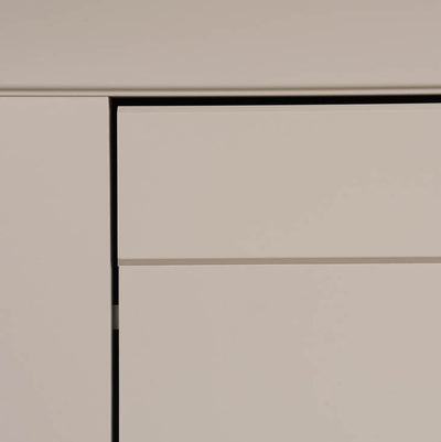 Sauder Furniture Adept Storage Narrow Cabinet in Cobblestone Finish - Open Box