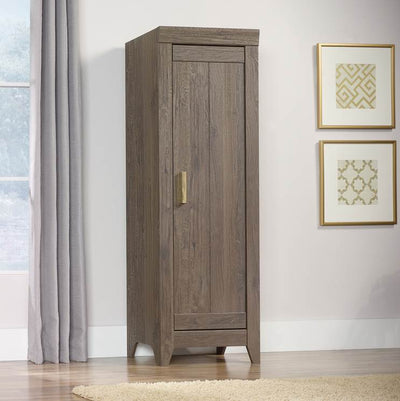 Sauder Woodworking Home Furniture Adept Storage Cabinet Fossil Oak (Open Box)