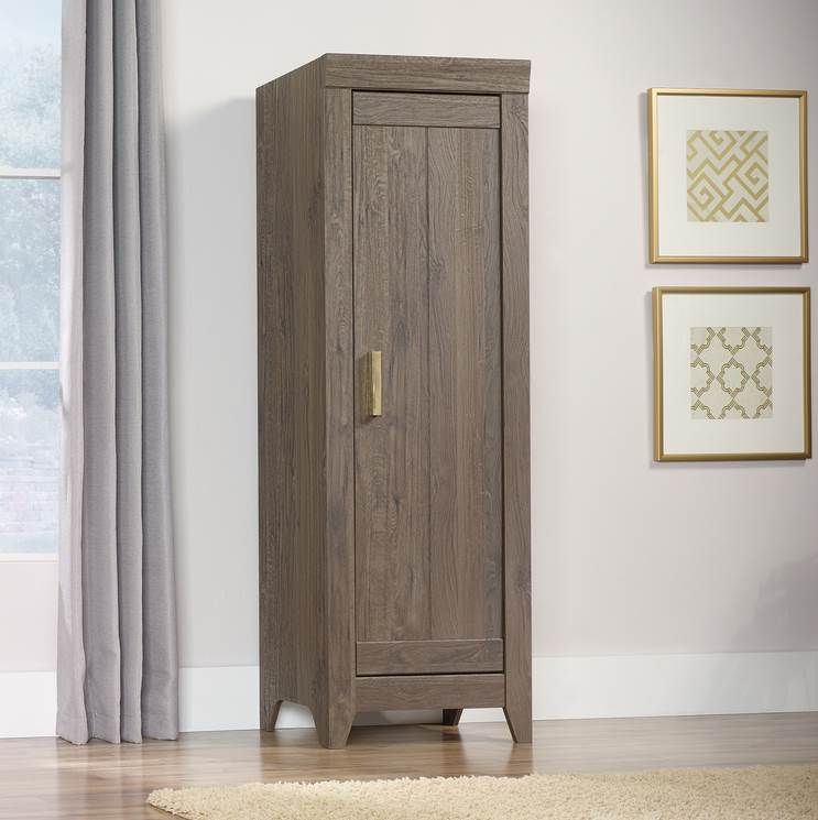 Sauder Woodworking Home Furniture Adept Storage Cabinet Fossil Oak (Open Box)