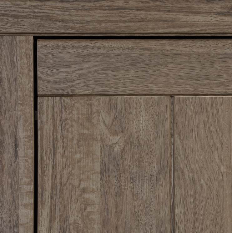 Sauder Woodworking Home Furniture Adept Storage Cabinet Fossil Oak (Open Box)