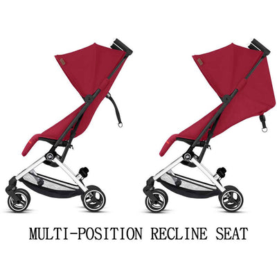 GB Pockit Plus All-City 3-in-1 Infant Travel Ultra-Compact Folding Stroller, Blk