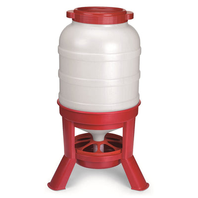 Little Giant DOMEFDR60 60 Pound Feed Poultry Chicken Gravity Feeder (Used)